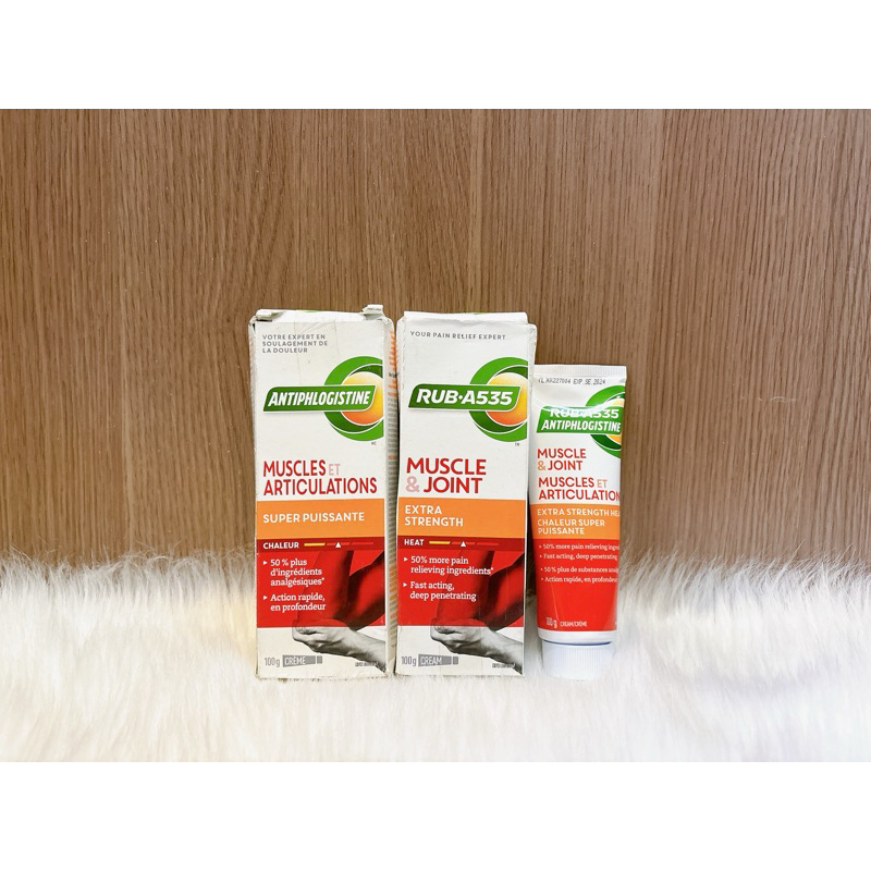 [HÀNG MỸ Combo 2 chai] Kem xoa bóp RUB-A535 Muscle & Joint 100g