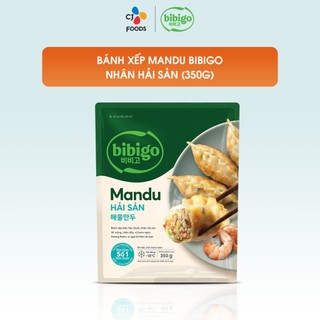 Bánh xếp mandu hàn quốc bibigo - nhân hải sản/ thịt/ thịt bắp/ kimchi gà 350g