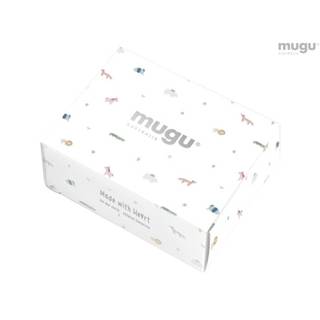 Hộp Quà Họa Tiết Thương Hiệu mugu /Hộp Quà Đầy Tháng Cho Bé /Hộp Quà Tặng Dễ Thương Cho Bé