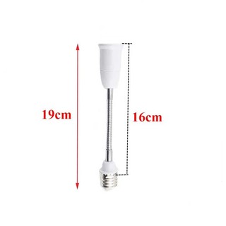 Đui đèn nối dài dây uốn E27 loại 20cm -30cm