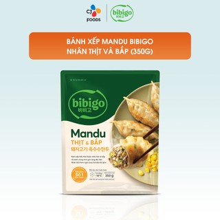 [HCM] Bánh xếp Mandu Hàn Quốc Bibigo - Mandu nhân Thịt Bắp 350g