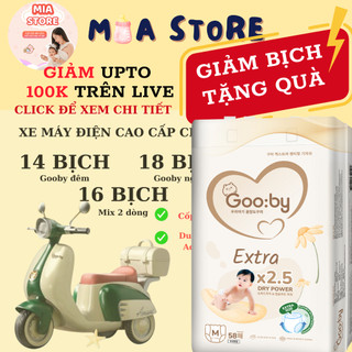 Combo 2 tã bỉm dán quần gooby ngày đêm hàn quốc cho bé đủ size nb/s/m/l/xl/2xl/3xl