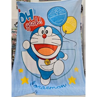 Có Video! Mền lông Disney Doremon dễ thương mềm mịn