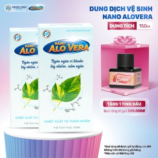 (Mua 2 Tặng 1 Tiết Kiệm 24K) 02 Dung Dịch Vệ Sinh  AloVera Chai Lớn (150ml) Tặng 01 Tinh Dầu Thơm Vùng Kín