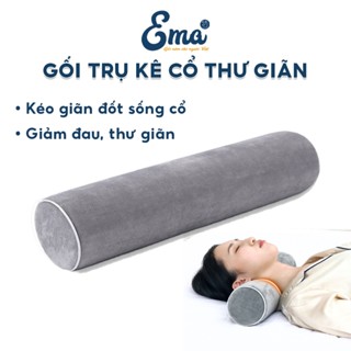 Gối kê cổ cao su non EMA cho người thoái hóa cột sống cổ, thoát vị đĩa đệm, giảm đau mỏi vai gáy