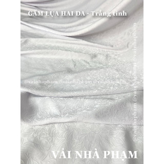 VẢI GẤM LỤA HAI DA - VẢI NHÀ PHẠM - KHỔ 1.5M