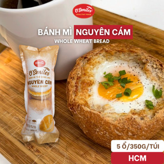 [HCM] Bánh Mì Nguyên Cám Whole Wheat Đông Lạnh O'Smiles 350g/túi/5 ổ