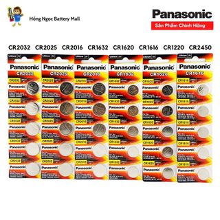 Vỉ 5 Viên Pin PANASONIC CR2032/2025/2016/1632/1616/1620/1220/1216/2450 3 Volt  - Hàng Chính Hãng