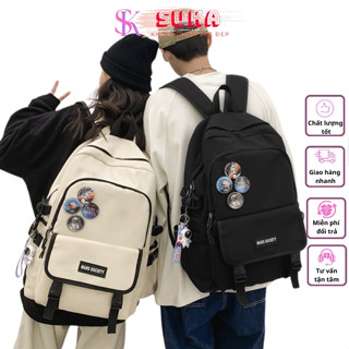  Balo đi học nam nữ basic ulzzang chống nước du lịch thời trang Hàn Quốc laptop unisex cute vải oxford SUKA BL044 