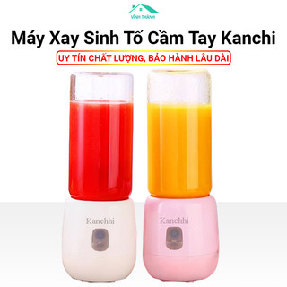Máy Xay Sinh Tố Cầm Tay Đa Năng Kanchhi 6 Lưỡi Xay. Kèm Nắp Đậy Cáp Sạc, Xay Mạnh, Nhanh, Nhuyễn