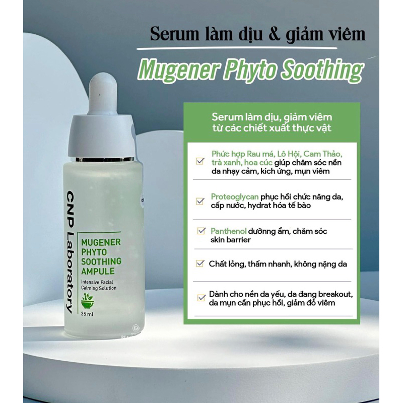[OLIVE YOUNG]Serum làm dịu phục hồi CNP LABORATORY MUGENER CALMING AMPULE