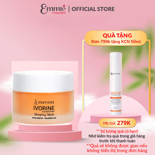 Mặt nạ ngủ dưỡng trắng da Ivorine Sleeping mask 50g dưỡng dáng da, đều màu da