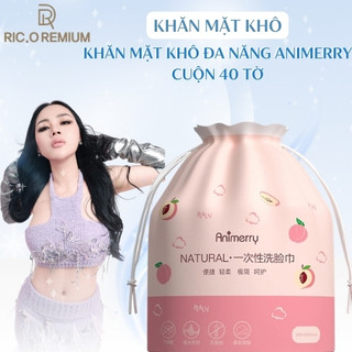 Khăn Mặt Khô Animerry Dùng 1 Lần lau khô, lau ướt, giấy lau mặt dùng 1 lần