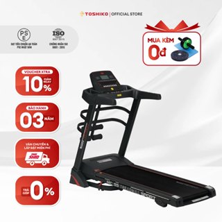 Máy chạy thể thao Toshiko MC55 Pro chế độ nâng dốc thông minh giúp giảm cân hiệu quả tại nhà