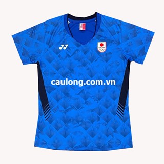  Áo Cầu Lông Nam Nữ Cổ Tròn Yonex 6540 Đội Tuyển Nhật Tại Paris Olympic 2024 Xanh 