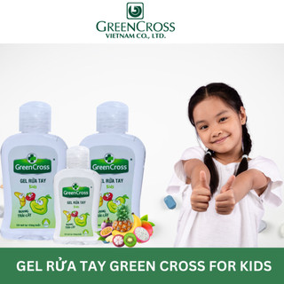 Gel rửa tay kháng khuẩn vượt trội Green Cross for Kids 100ml bảo vệ sức khỏe cho bé - Hương Trái Cây
