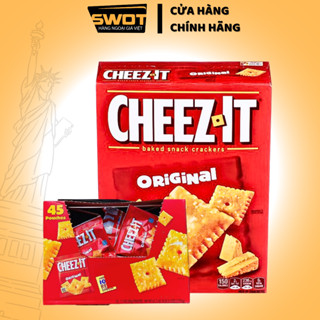  Bánh Cracker phô mai Cheez-It Mỹ 1.36Kg Bánh quy giòn phô mai thơm ngon hảo hạng giàu dinh dưỡng 