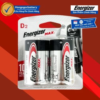 Vỉ 2 Viên Pin Đại ( LR20 , R20 ) Energizer 1,5V - Hàng chính hãng