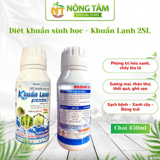 Thuốc trừ nấm khuẩn cây trồng Khuẩn Lạnh 2SL chuyên dùng cho rau màu, cây ăn trái chai 450ml