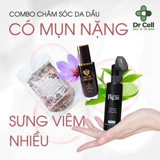 Tinh chất sâm đất DRCELL cho da mụn, thâm hỗ trợ giảm mụn ẩn, đầu trắng, đầu đen, mờ thâm - 50ml