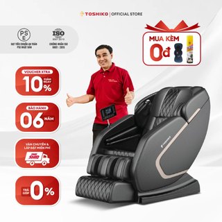 Ghế massage trị liệu toàn thân TOSHIKO T12 Có Màn Hình Cảm Ứng Bảo Hành 6 Năm Công nghệ nhiệt hồng ngoại cao cấp