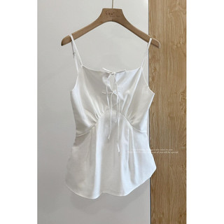 [RÁCH STORE] Áo Kiểu - 441 - 2 Dây - Chiết Ngực - Cột Nơ