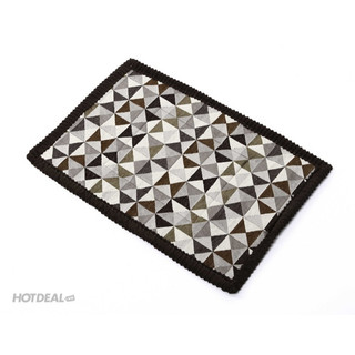 Thảm lau chân hình thổ cẩm dày dặn kích thước 34 x 46cm giao màu ngẫu nhiên