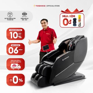 Ghế massage trị liệu toàn thân đa chức năng Toshiko T20 bảo hành 6 năm công nghệ điều khiển giọng nói cao cấp