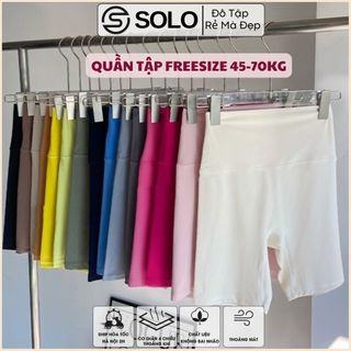 Quần tập gym lulu biker short legging đùi cạp cao nâng bụng tôn mông co giãn thoải mái vận động 3380