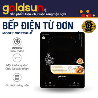 Bếp điện từ đơn goldsun gic3250-bảo hành 12 tháng