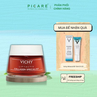 Kem dưỡng ngăn ngừa lão hóa ban ngày Vichy Liftactiv Collagen Specialist 50ml