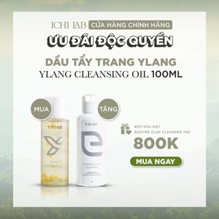 Ichi lab dầu tẩy trang ylang cleansing oil 100ml