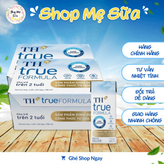  Sữa tươi TH True Fomula  HÀNG CHÍNH HÃNG  Sữa hộp cho trẻ từ 2 tuổi cung cấp dinh dưỡng giúp bé phát triển  180mlx24  