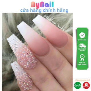 đá rắc trắng "đá pha lê rắc móng cực xinh"