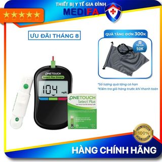 Máy đo đường huyết OneTouch Select Plus Simple, NK chính ngạch, có tem niêm yết và nhãn phụ TV đầy đủ