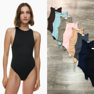 HIPU.VNXK - Bodysuit Ba.Ba.Tonn sát nách cổ tròn không viền có nút bấm, màu ngẫu nhiên.