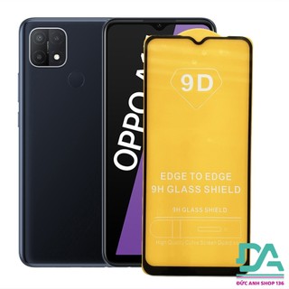 Kính cường lực 9d full màn oppo a15 , a15s tặng giấy lau kính