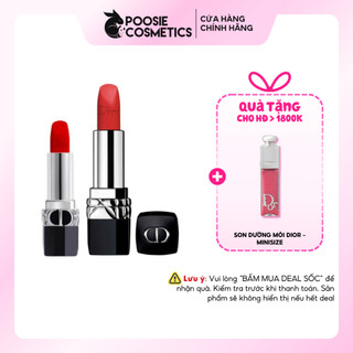 Son Thỏi Dior Rouge 999 Matte Lipstick