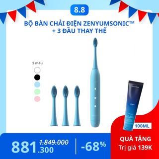 Lê dương bảo lâm x zenyum _ bộ bàn chải điện zenyum sonic + 3 đầu thay thế - màu tự chọn