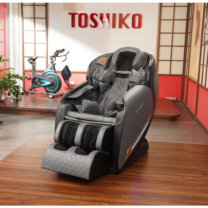 Ghế massage trị liệu toàn thân TOSHIKO T80 đa dạng các bài tập massage công nghệ điều khiển giọng nói mới