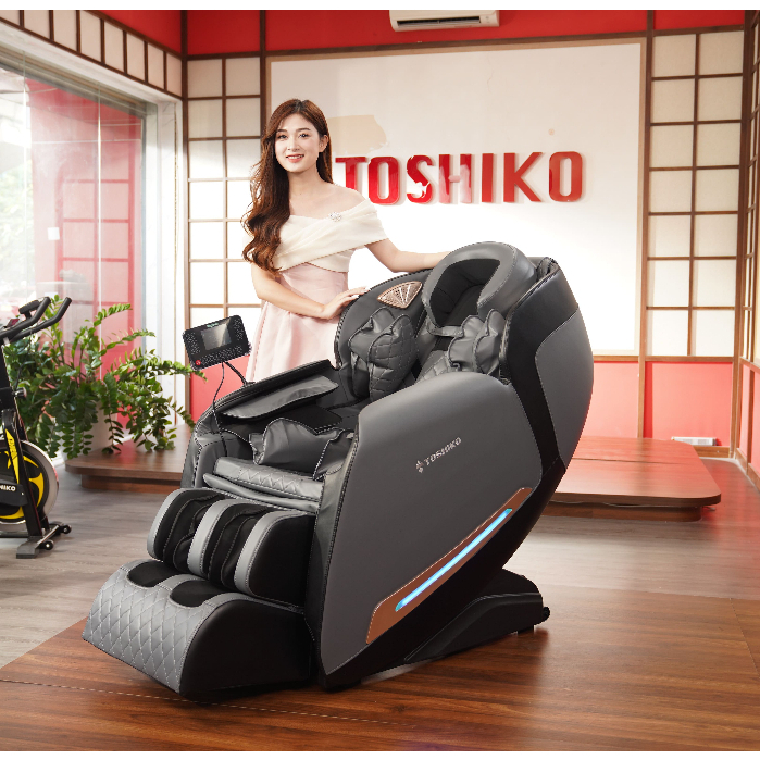 Ghế massage trị liệu toàn thân TOSHIKO T80 đa dạng các bài tập massage công nghệ điều khiển giọng nói mới