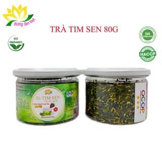 Trà tim sen thượng hạng hũ 80g - cty hương sen việt