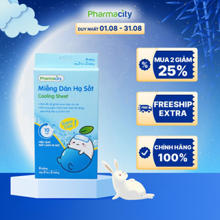 Miếng dán Pharmacity hạ sốt cho bé