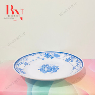 Dĩa Nhựa Sâu Lòng Nhựa Melamine Hoa Văn