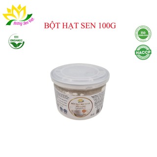 Bột hạt sen sấy lạnh hũ 100g - cty hương sen việt