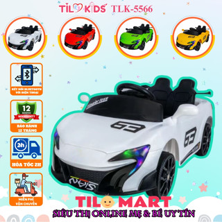 Xe ô tô điện trẻ em, xe oto điện cho bé TILO KIDS TLK-5566 có điều khiển từ xa, kết nối bluetooth