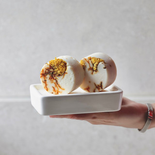 XÀ BÔNG RỬA MẶT CÁM GẠO HOA CÚC HANDMADE - DƯỠNG TRẮNG HỒNG, HẾT THÂM SẠM (Bản mới cao cấp)