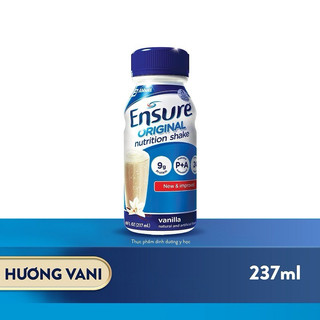 - lốc 6 chai sữa nước ensure hương vani 237ml