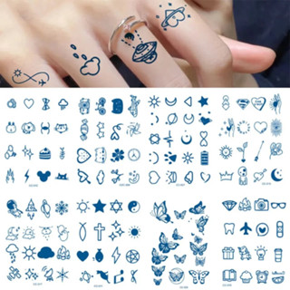  Combo 6 Tấm Hình Xăm Dán Hình Xăm Lâu Trôi Hình Xăm Mini Cá Tính đẹp siêu cute Hot Trend 