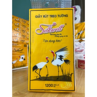  Giấy Rút Treo Tường Silkwell Sếu Vàng Mềm Mịn Tiện Dụng 